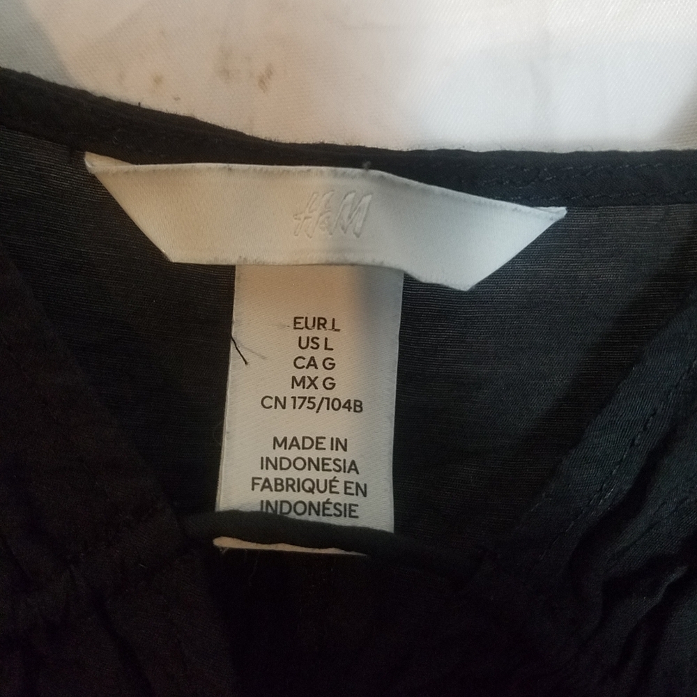 H&m Elegant Black Maxi Slip Dress - Picture 7 of 8